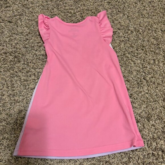 Disney Princess Nightgown 4 Pink Ariel Rapunzel Jasmine Belle Cinderella Ruffle - Picture 3 of 3